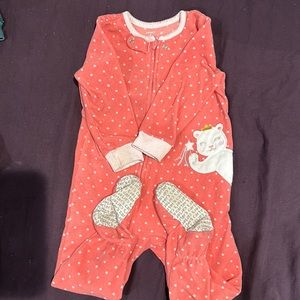 Carters fleecw footie